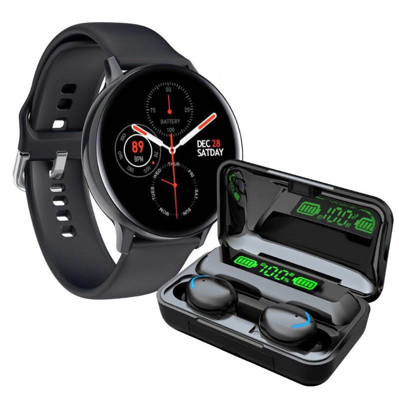 Combo Smartwatch Active 2 + Audifonos F9